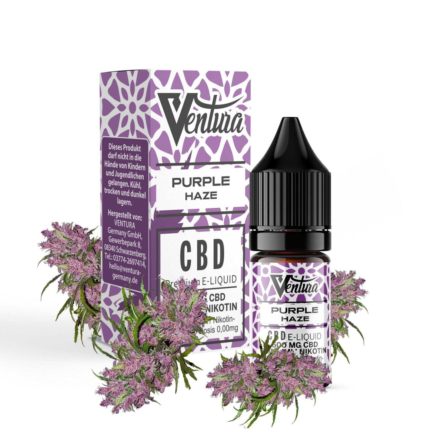 Ventura CBD Liquids 600mg CBD - Purple Haze