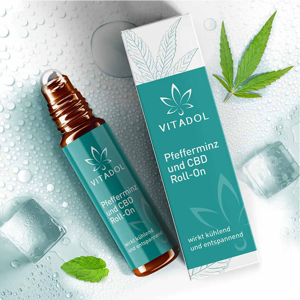 Vitadol Pfefferminz & CBD Kopf Roll-On – 10 ml