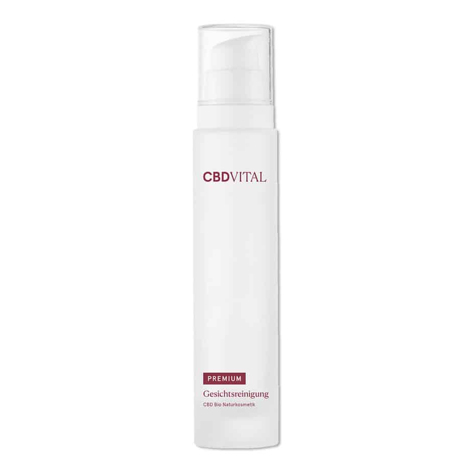 CBD VITAL - Premium - Gesichtsreinigung - CBD Kosmetik mit (50mg) CBD - 100ml