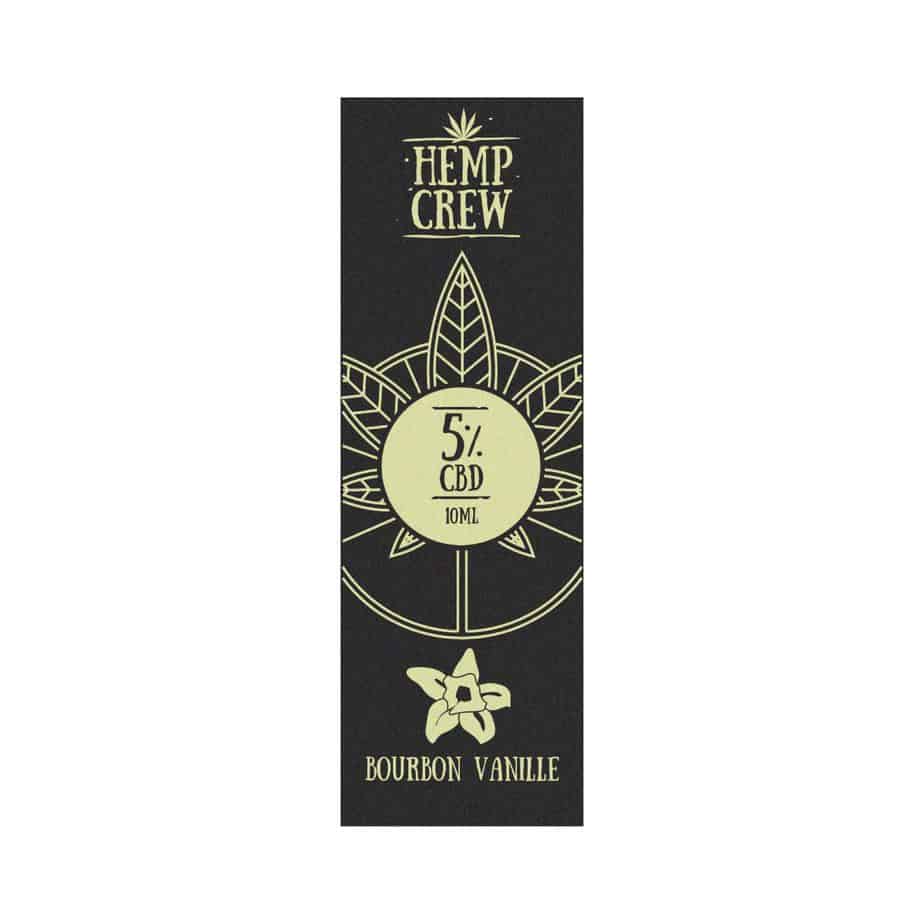 Hemp Crew - Bourbon Vanille - CBD Öl 5% (500mg) - 10ml